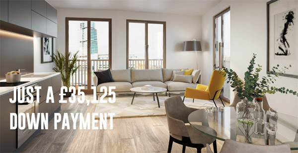 Just a 25% down payment