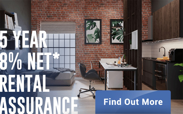 5 Years at 8% NET* Rental Assurance