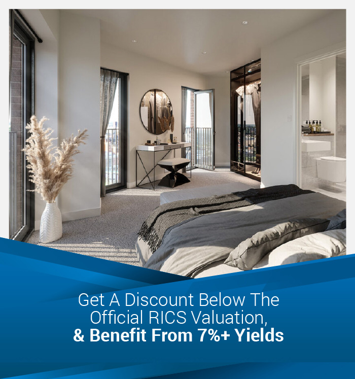 Get A Discount Below The Official RICS Valuation, and Benefit From 7%+ Yields