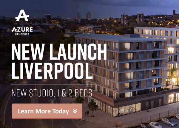 New Launch Liverpool: Azure Residence - New Studio, 1 & 2 Beds - Learn More Today