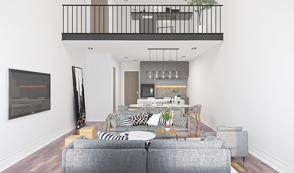 Luxury duplex apartments