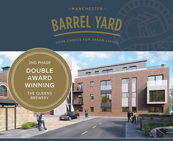 Barrel Yard | Manchester | Your choice for urban living | 2nd Phase of the Double Award-Winning The Queen's Brewery