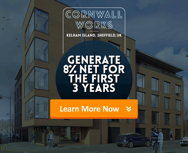 Cornwall Works - Kelham Island, Sheffield, UK | Generate 8% NET For The First 3 Years > Learn More Now
