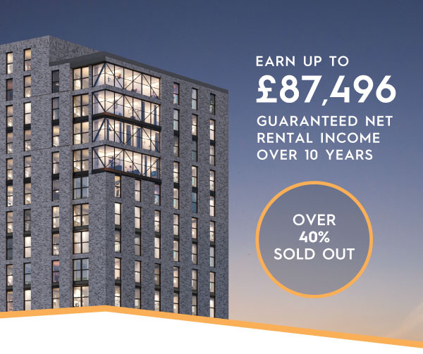 Earn up to £87,496 in rental returns over 10 years | Over 40% sold out