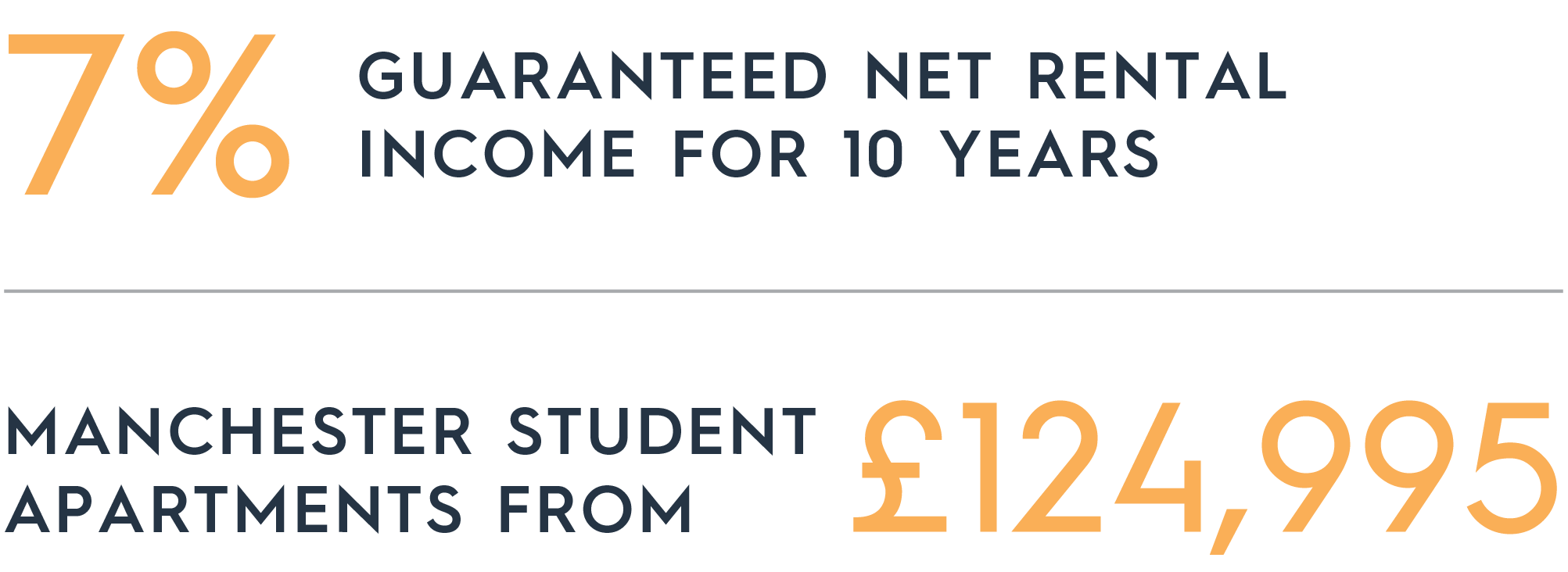 7% guaranteed NET rental returns income for 10 years | Manchester student apartments from only £124,995