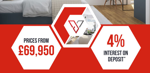 Prices from £69,950 | 4% interest on deposit