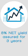 8% NET yield assured for 3 years