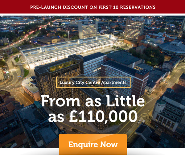 Luxury City Centre Apartments | From as Little as £110,000