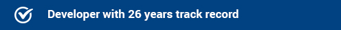 Developer with 26 years track record