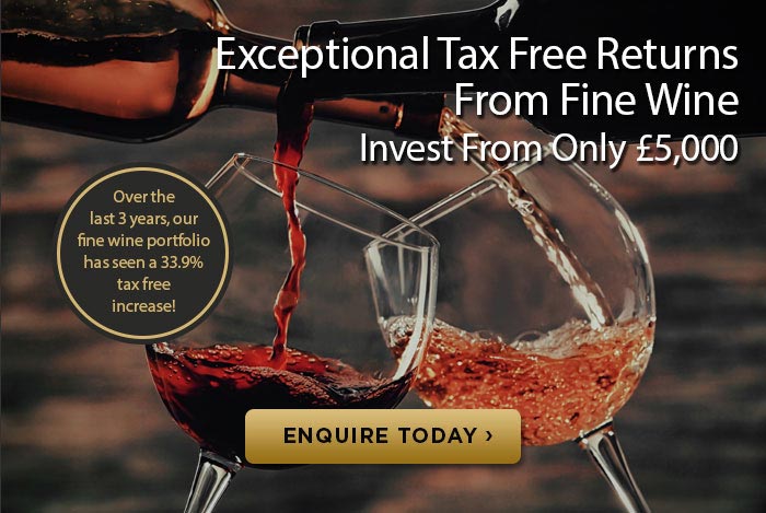 Exceptional Tax Free Returns From Fine Wine - Invest From Only £5,000