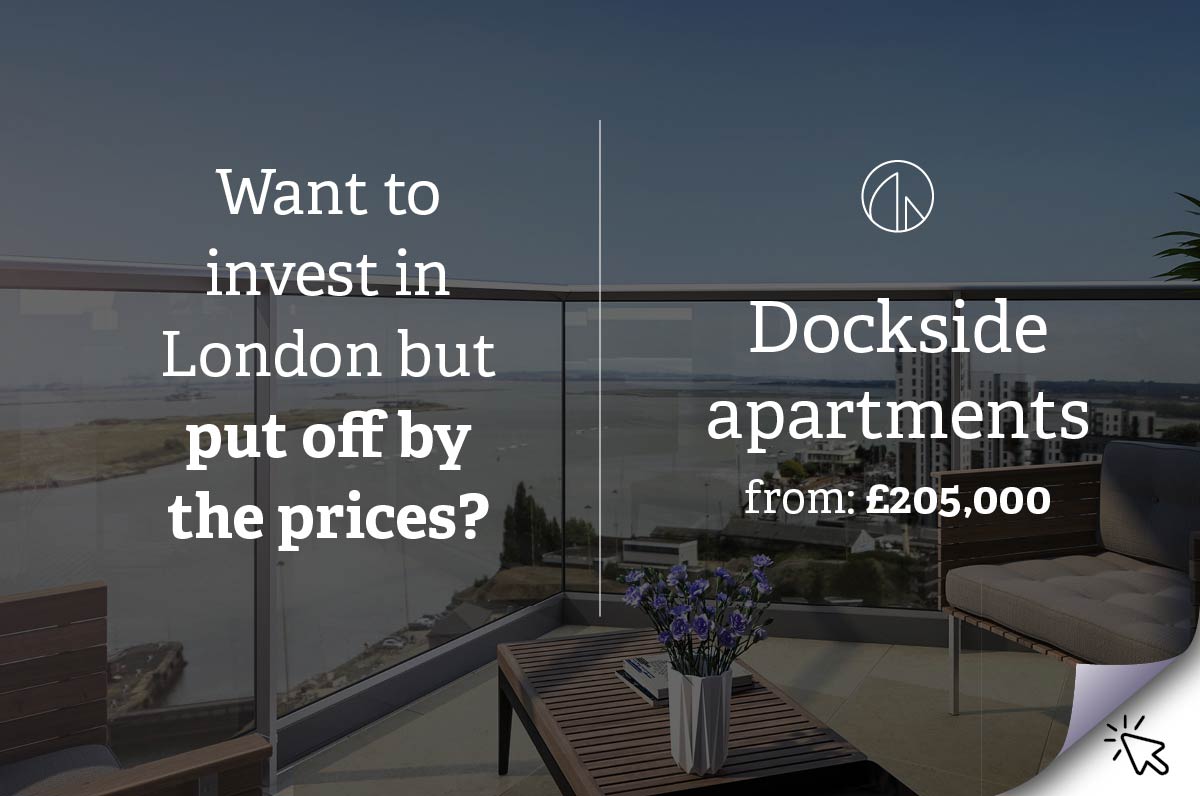Dockside apartments from: £205,000